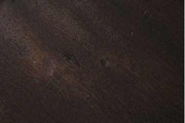 アンティーク家具　昭和中期　古材使用　シンプルなデザインが使いやすい鉄脚ベンチ(板座チェア、椅子)(2)