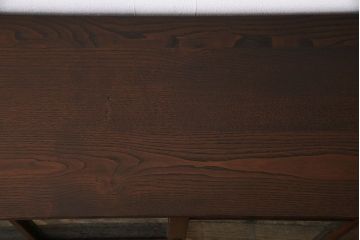 アンティーク家具　大正ロマン　引き戸の桟が和の雰囲気を醸し出すリメイクサイドボード(戸棚、収納棚)