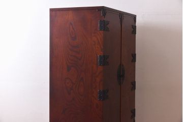 中古　伝統民芸家具　岩谷堂箪笥　上質なワードローブ(洋服タンス、洋服箪笥)(1)