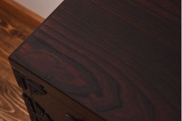 中古　岩谷堂箪笥　北国1号　鳳凰紋様の金具が豪華な整理箪笥(和タンス、チェスト)