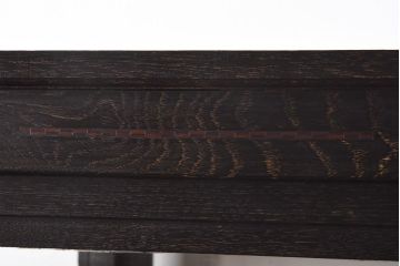 アンティーク家具　和製アンティーク　ナラ材　大正ロマン香る縦型ガラスケース(コレクションラック、陳列棚)