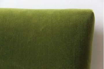 レトロ家具　昭和レトロ　カバ材　丸みを帯びた脚のアーム付き回転イス(アームチェア、ワークチェア、椅子)