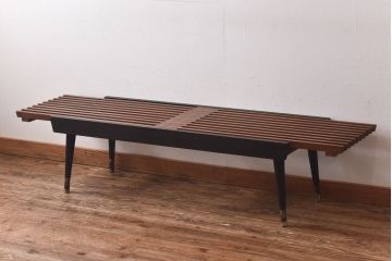 中古　maruni(マルニ木工)　オールドマルニ　ビンテージベンチ(長椅子、チェア)