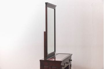 中古　神居民芸　上品な雰囲気のスツール付きドレッサー(鏡台、ミラー)