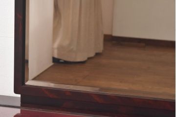中古　神居民芸　上品な雰囲気のスツール付きドレッサー(鏡台、ミラー)