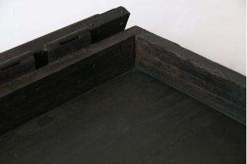 アンティーク雑貨　古民具・骨董　桐材　古い趣が和の雰囲気を高める硯箱(小引き出し、小物入れ)