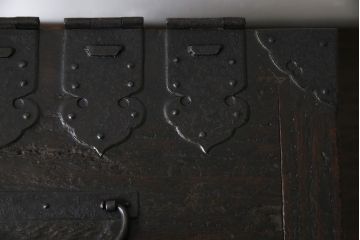 アンティーク雑貨　古民具・骨董　桐材　古い趣が和の雰囲気を高める硯箱(小引き出し、小物入れ)