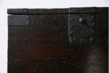 アンティーク雑貨　古民具・骨董　桐材　古い趣が和の雰囲気を高める硯箱(小引き出し、小物入れ)