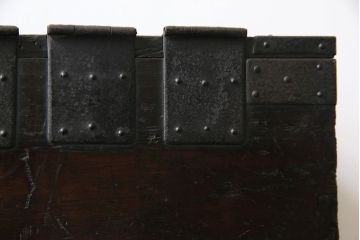 アンティーク雑貨　古民具・骨董　桐材　古い趣が和の雰囲気を高める硯箱(小引き出し、小物入れ)