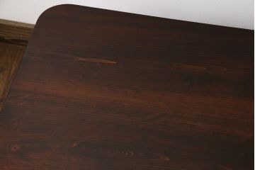 レトロ家具　昭和レトロ　あたたかな雰囲気が魅力の角ちゃぶ台(ローテーブル、座卓)