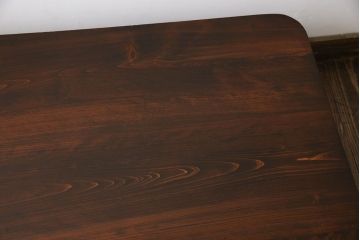 レトロ家具　昭和レトロ　あたたかな雰囲気が魅力の角ちゃぶ台(ローテーブル、座卓)