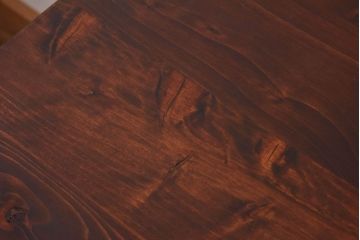 ペイント家具　ヒノキ材　ペイントカラーがおしゃれなリメイクの鉄脚テーブル(ダイニングテーブル、作業台、カフェテーブル)(1)