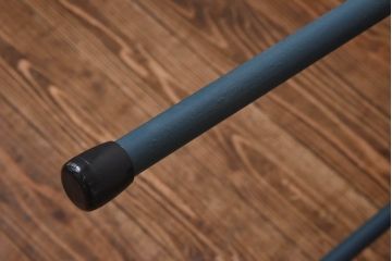 ペイント家具　ヒノキ材　ペイントカラーがおしゃれなリメイクの鉄脚テーブル(ダイニングテーブル、作業台、カフェテーブル)(1)