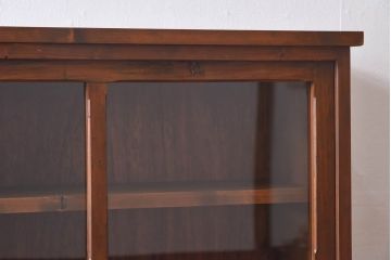 ラフジュ工房オリジナル　古い建具を活かしたガラス戸棚(食器棚、収納棚、陳列棚、キッチンボード)