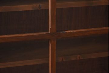 ラフジュ工房オリジナル　古い建具を活かしたガラス戸棚(食器棚、収納棚、陳列棚、キッチンボード)