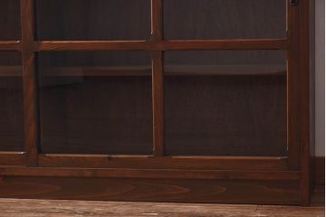 ラフジュ工房オリジナル　古い建具を活かしたガラス戸棚(食器棚、収納棚、陳列棚、キッチンボード)