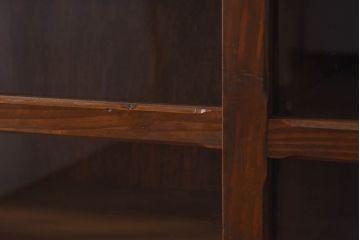 ラフジュ工房オリジナル　古い建具を活かしたガラス戸棚(食器棚、収納棚、陳列棚、キッチンボード)