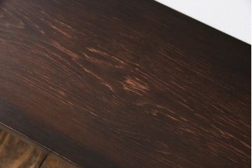 ラフジュ工房オリジナル　ヒバ材　鉄脚がインダストリアルな雰囲気の花台(鉄脚ベンチ、飾り台、ローテーブル)(2)