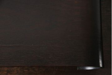 アンティーク雑貨　和製アンティーク　唐木　和モダンの雰囲気漂う大振りな巻き花台(飾り台)
