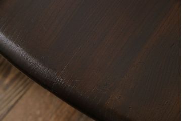 アンティーク雑貨　イギリス ERCOL(アーコール)　丸いシルエットが愛らしいネストテーブル(カフェテーブル、サイドテーブル)