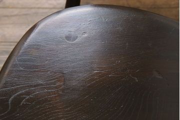 アンティーク雑貨　イギリス ERCOL(アーコール)　丸いシルエットが愛らしいネストテーブル(カフェテーブル、サイドテーブル)