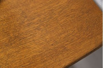 レトロ家具　イギリスビンテージ　オーク材　天板拡張式のレトロなトロリー(キッチンワゴン、サイドテーブル)
