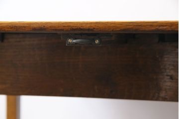 レトロ家具　イギリスビンテージ　オーク材　天板拡張式のレトロなトロリー(キッチンワゴン、サイドテーブル)