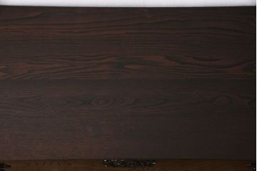 天板リメイク　筑後民芸家具　重厚な佇まいの箪笥ローチェスト(衣装箪笥、テレビボード)