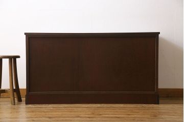 天板リメイク　筑後民芸家具　重厚な佇まいの箪笥ローチェスト(衣装箪笥、テレビボード)