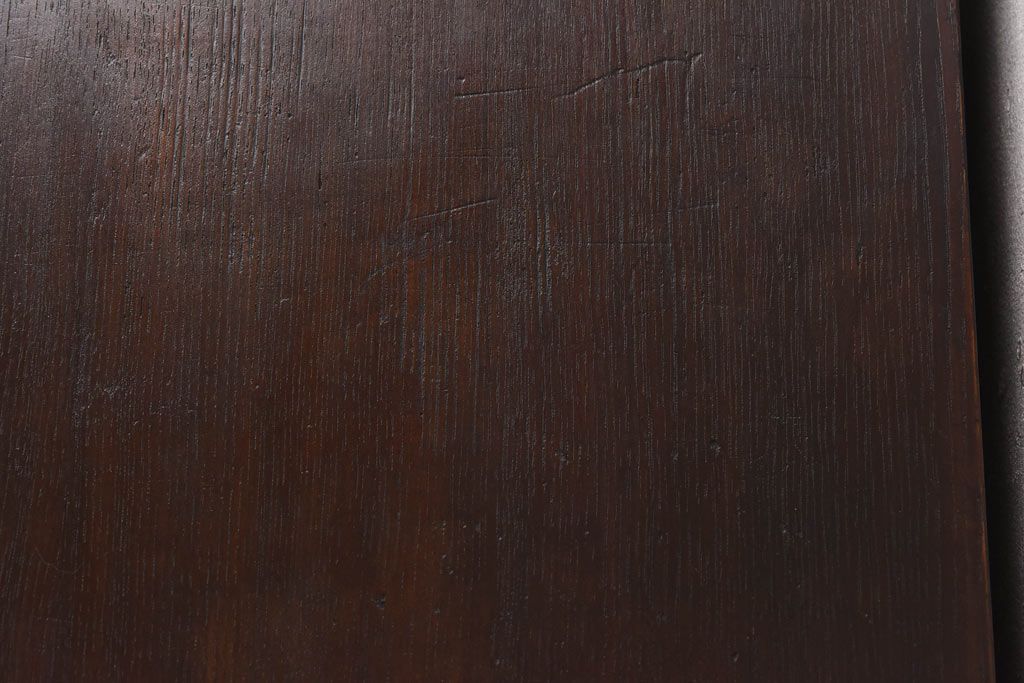 アンティーク家具　昭和初期　情緒ある網代編みの引き戸が美しい小振りの戸棚(収納棚)