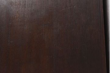 アンティーク家具　昭和初期　情緒ある網代編みの引き戸が美しい小振りの戸棚(収納棚)