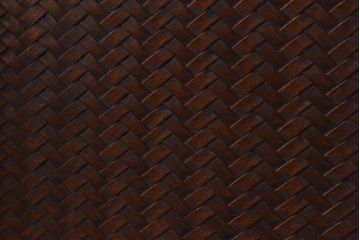 アンティーク家具　昭和初期　情緒ある網代編みの引き戸が美しい小振りの戸棚(収納棚)