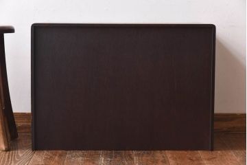 アンティーク家具　昭和初期　情緒ある網代編みの引き戸が美しい小振りの戸棚(収納棚)