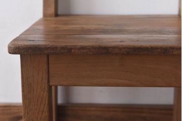 レトロ家具　昭和期　レトロな雰囲気が漂う小さなチェア(椅子、小イス)(3)