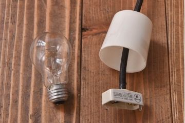 昭和レトロ　つぼみのようなデザインが魅力のシェード(天井照明、ペンダントライト)(1)