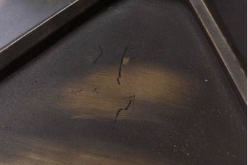 ダイヤガラス入り　和モダンな吊り灯ろう照明(灯籠、天井照明)(1)