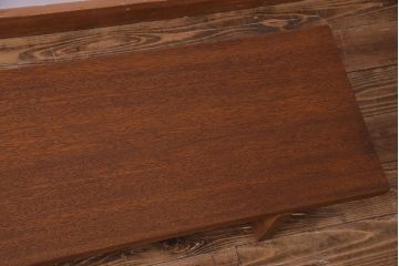 アンティーク家具　昭和　天板一枚板　使い勝手の良い裁ち板(ローテーブル、作業台)(1)