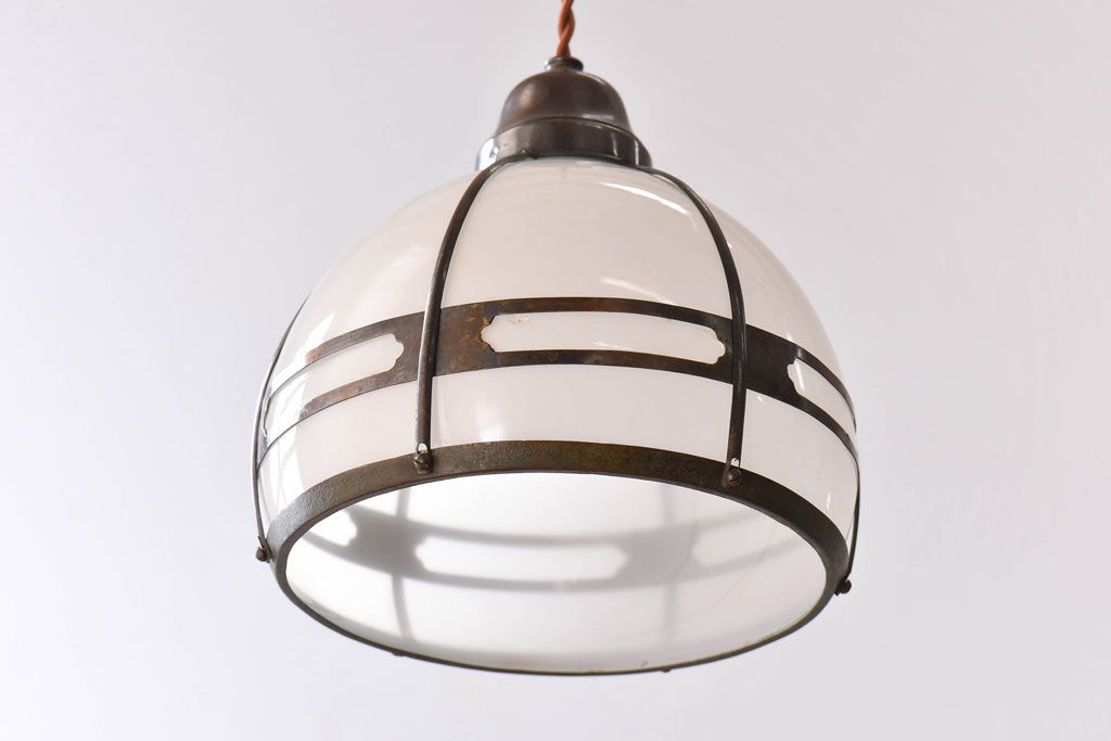 和モダンな雰囲気が魅力的な銅巻きペンダントライト(天井照明、吊り下げ照明、シェード)(1)