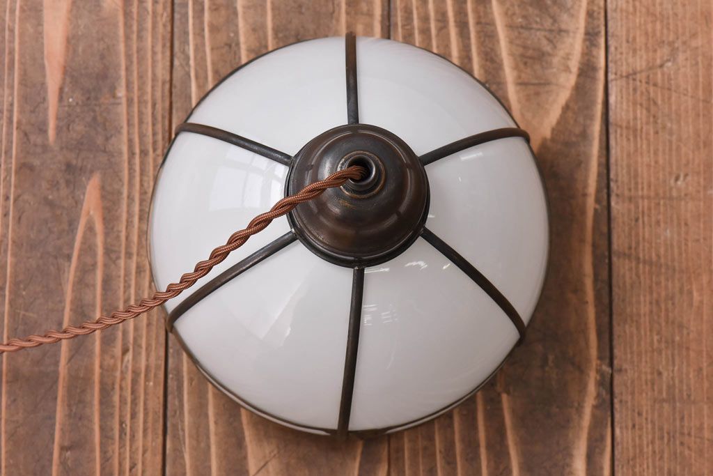 和モダンな雰囲気が魅力的な銅巻きペンダントライト(天井照明、吊り下げ照明、シェード)(1)