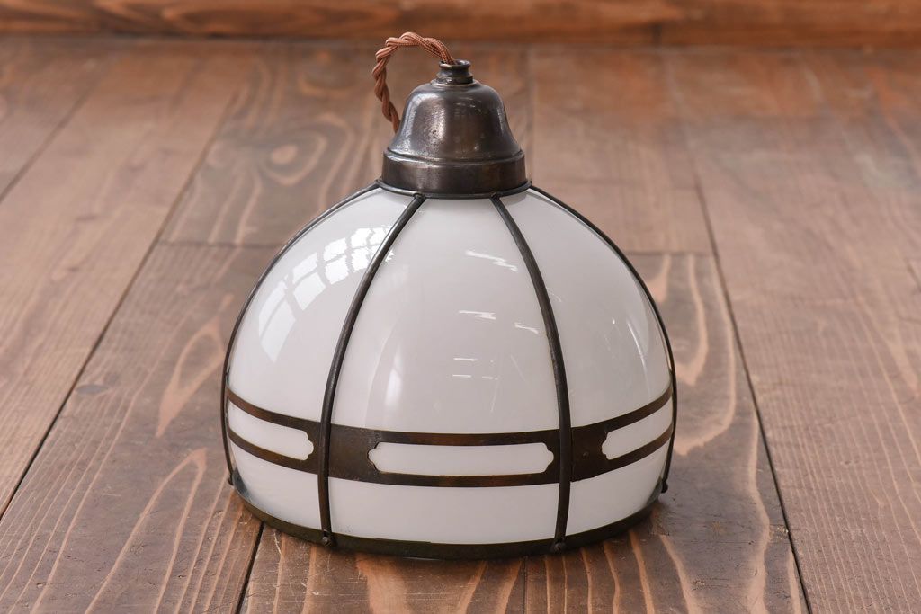 和モダンな雰囲気が魅力的な銅巻きペンダントライト(天井照明、吊り下げ照明、シェード)(1)