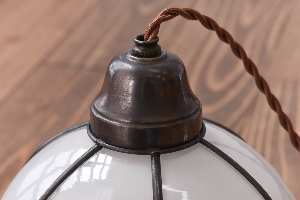 和モダンな雰囲気が魅力的な銅巻きペンダントライト(天井照明、吊り下げ照明、シェード)(1)