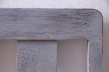 アンティーク家具　ペイント家具　ナラ材　シャビーシックな色合いが魅力の3人掛けソファ(ベンチ)
