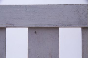 アンティーク家具　ペイント家具　ナラ材　シャビーシックな色合いが魅力の3人掛けソファ(ベンチ)