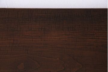 桂材一枚板　リメイク　味わいある古材を使用したアイアンサイドテーブル(作業台、飾り台、カフェテーブル)(1)