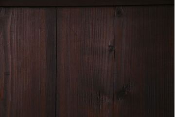 和製アンティーク　鋲が重厚感と渋さを醸し出す板戸(引き戸、建具)2枚セット(1)