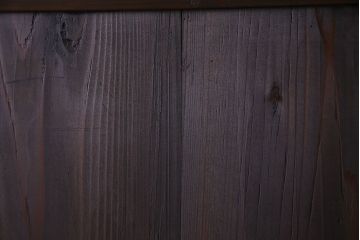 和製アンティーク　鋲が重厚感と渋さを醸し出す板戸(引き戸、建具)2枚セット(2)