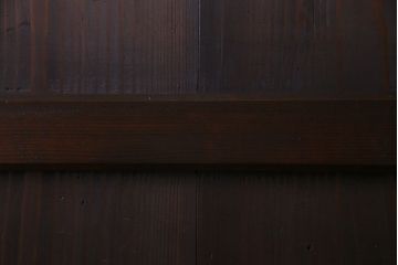 和製アンティーク　鋲が重厚感と渋さを醸し出す板戸(引き戸、建具)2枚セット(2)