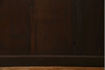 和製アンティーク　鋲が重厚感と渋さを醸し出す板戸(引き戸、建具)2枚セット(2)