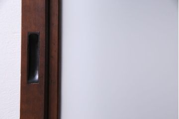 花模様プレスガラス入り レトロな和の味わいが魅力の帯戸(ガラス帯戸、ガラス戸、引き戸、建具)