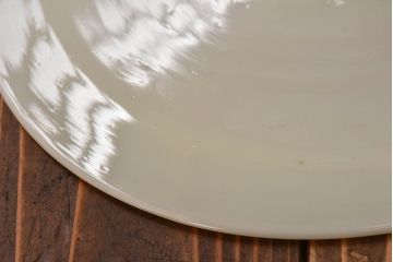 昭和レトロ　柔らかな光を作り出す平笠シェードのペンダントライト(天井照明、吊り下げ照明、電笠)